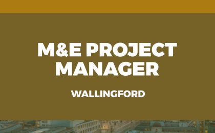 M&E Project Manager Wallingford