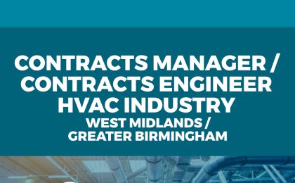 Contracts manager - engineer - west midlands